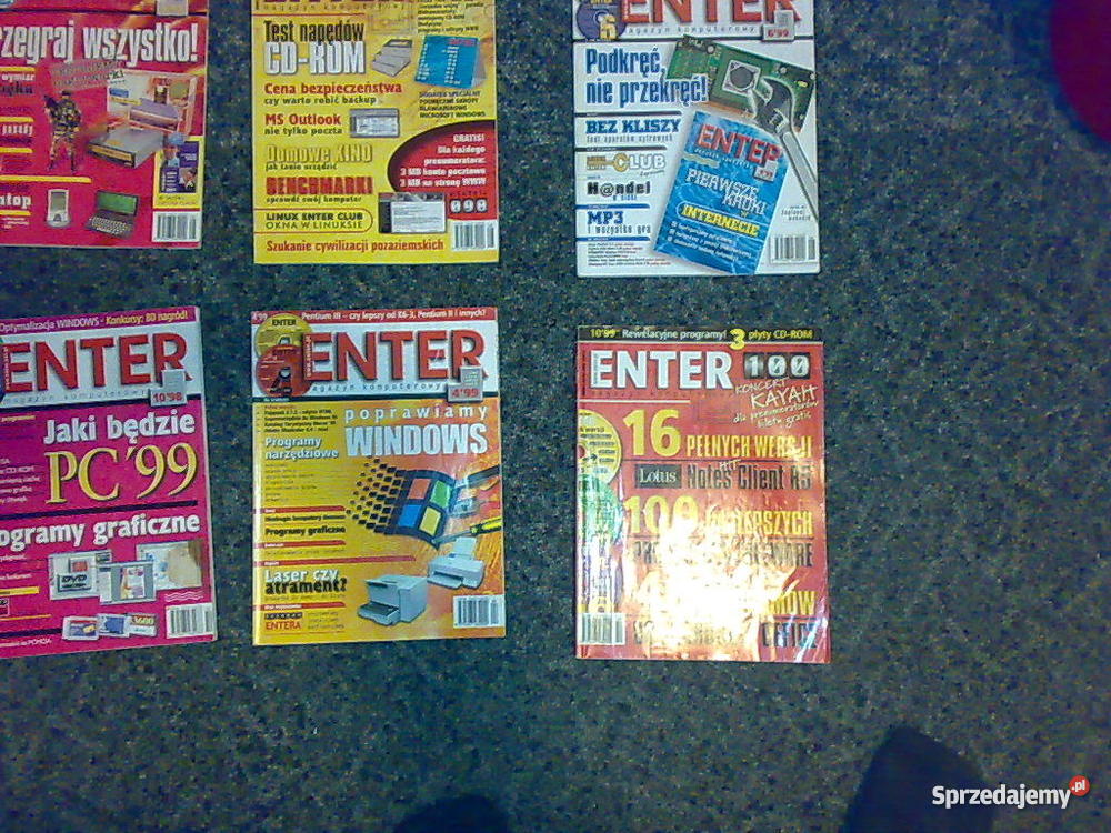 Magazyn Komputerowy ENTER Czasopisma Janów Lubelski