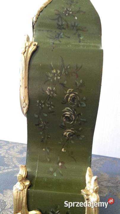 Zegar Antyczny Francuski Kominkowy ok 1885 z mazowieckie Warszawa