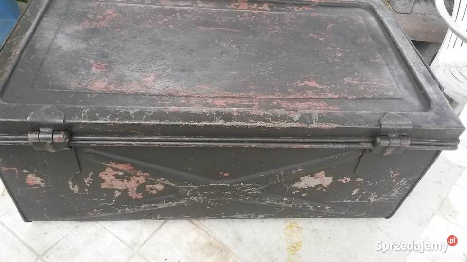 Skrzynia Wojskowa na dokumenty Wermacht Poznań sprzedam