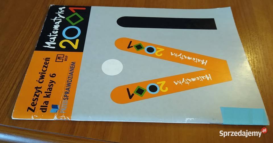 Matematyka 2001 przed sprawdzianem zeszyt matematyka Gdańsk