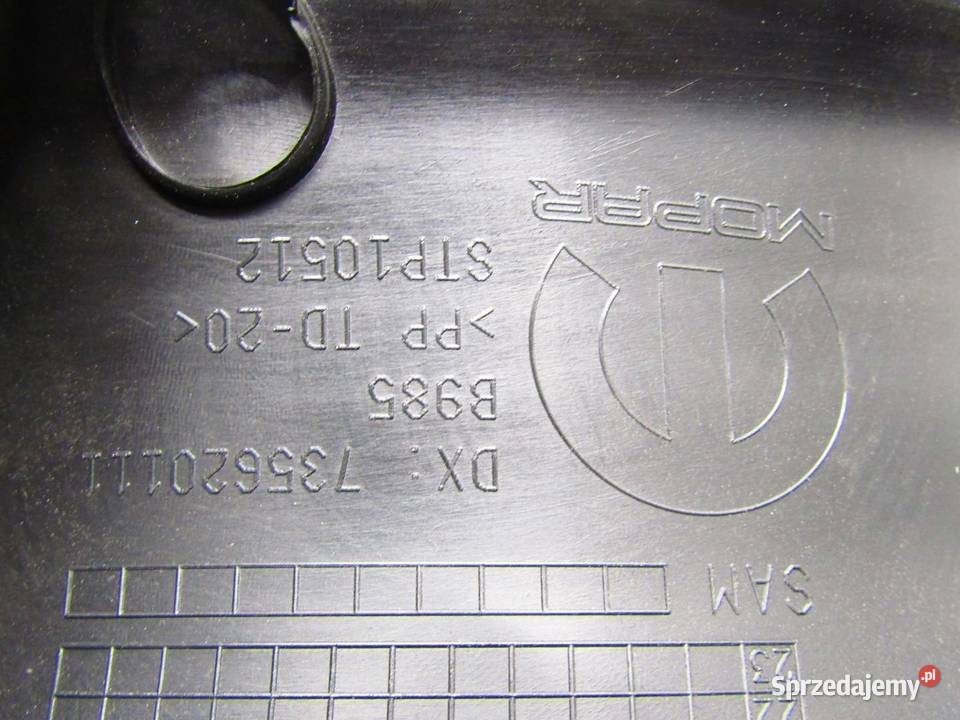 OSŁONA PROGU PRAWY PRZÓD JEEP RENEGADE 735620111 lubelskie