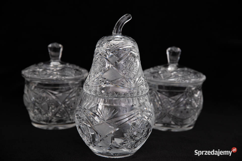 Zestaw kryształów PRL Łódź sprzedam