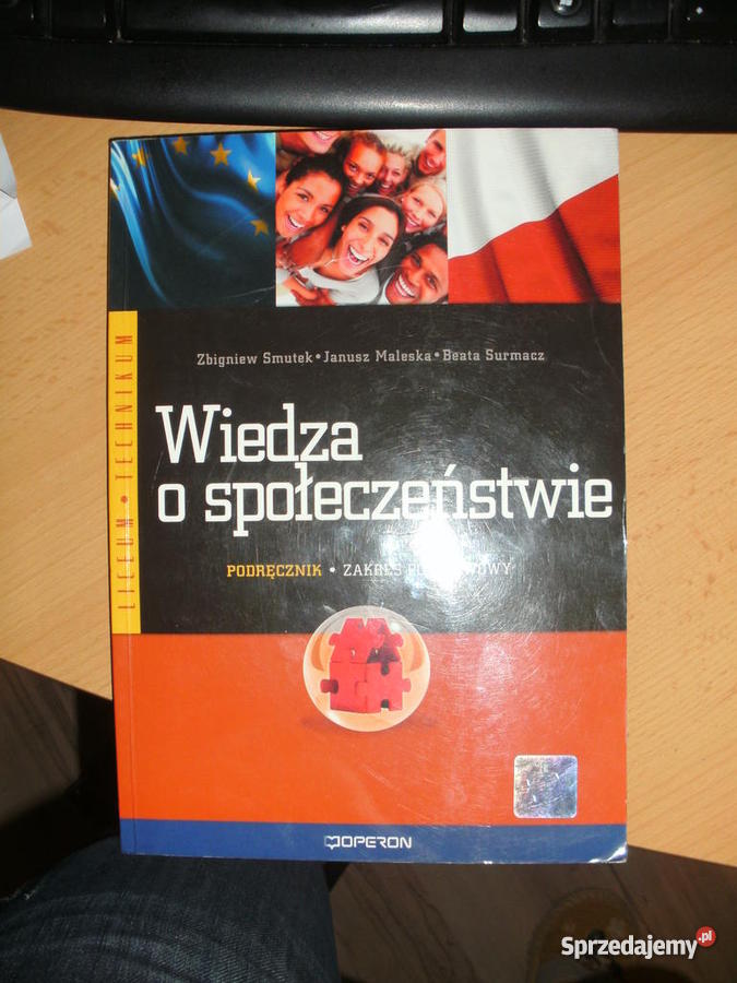 Wiedza O Społeczeństwie Liceum Część 2 Podręcznik Zakres Rozszerzony Wiedza o społeczeństwie operon zakres podstawowy - Sprzedajemy.pl