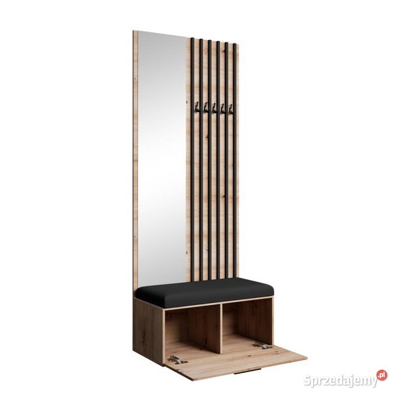 Nowość Garderoba Margaret 2 z siedziskiem lustro 40cm śląskie