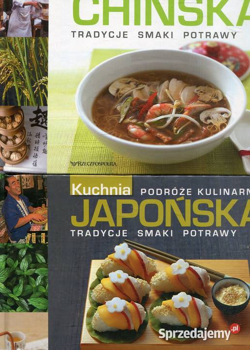 Podróże kulinarne 7 tytułów Japońska Chińska itd