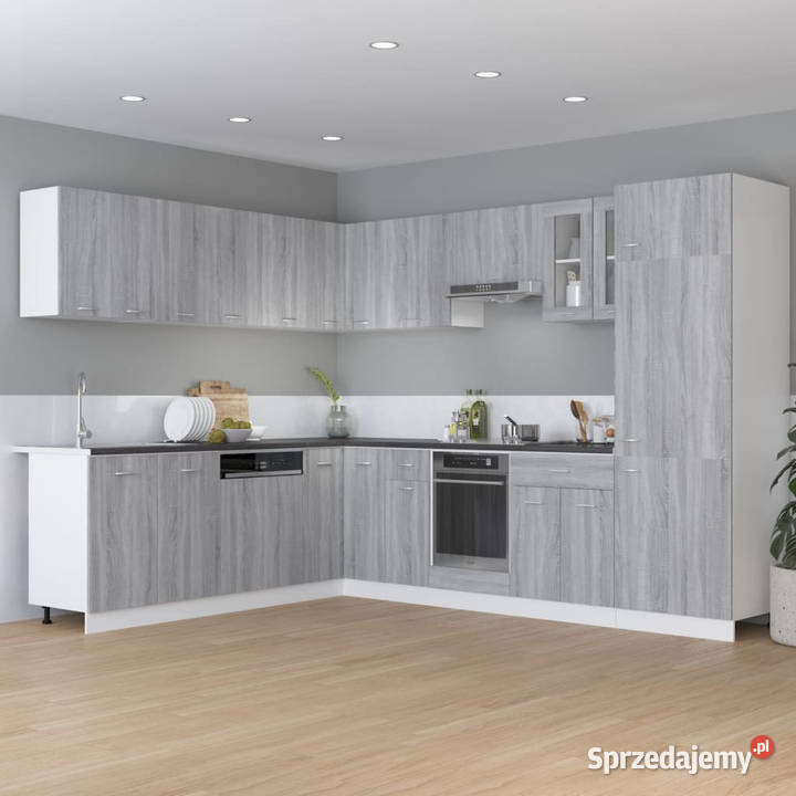 Dolna szafka z szufladą szary dąb sonoma mazowieckie Warszawa sprzedam