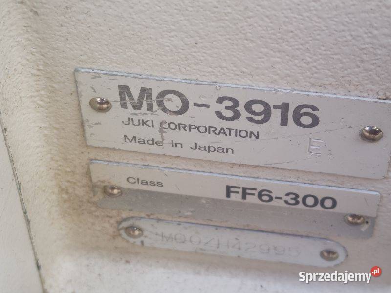 Owerlok Juki 3916 5nitk Prąd 230V Owerlock