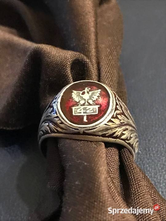 KOLEKCJONERSKI sygnet pułkowy 42 pp Białystok mazowieckie