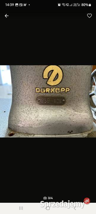 Maszyna do szycia tapicerki Drkopp potrójny Cieszyn