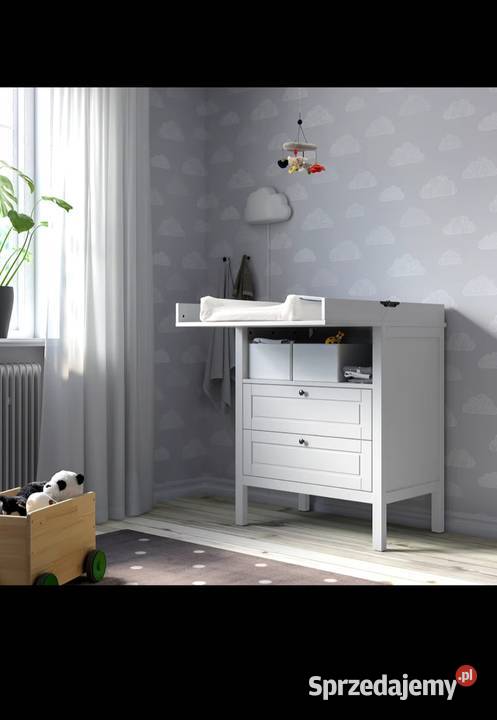 Komoda z przewijakiem biała Ikea w stanie