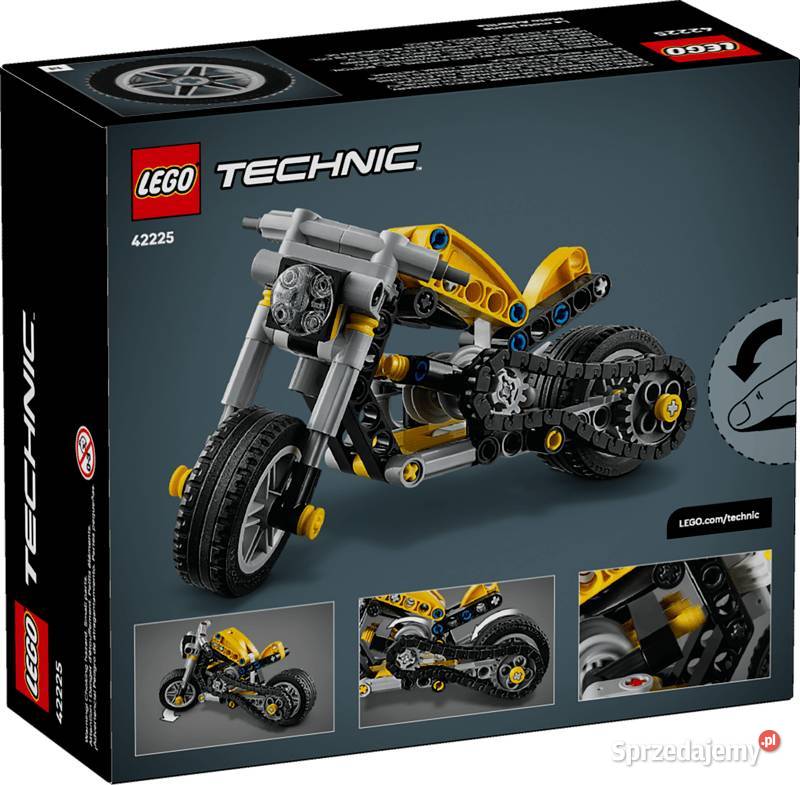 LEGO Technic 42225 Motocykl NOWE 6 151 elementów Zabawki Warszawa