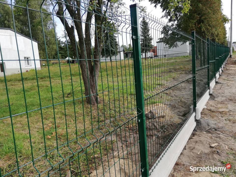 Ogrodzenie panelowe 3D wysokość 153 podmurówka Budownictwo i akcesoria Częstochowa sprzedam
