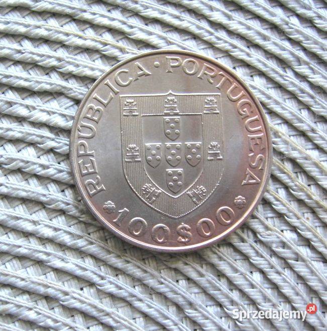 Portugalia 100 Escudo 1981r Międzynarodowy Osób Kalisz