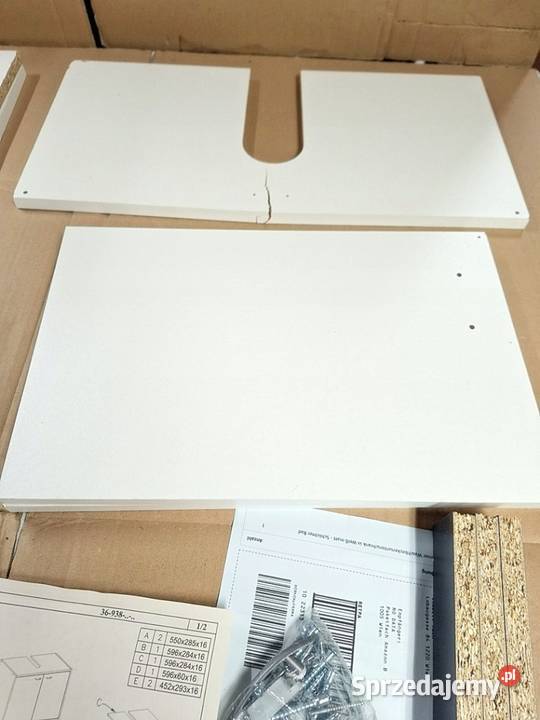 Stella Trading SMASH BIAŁA SZAFKA POD UMYWALKĘ śląskie