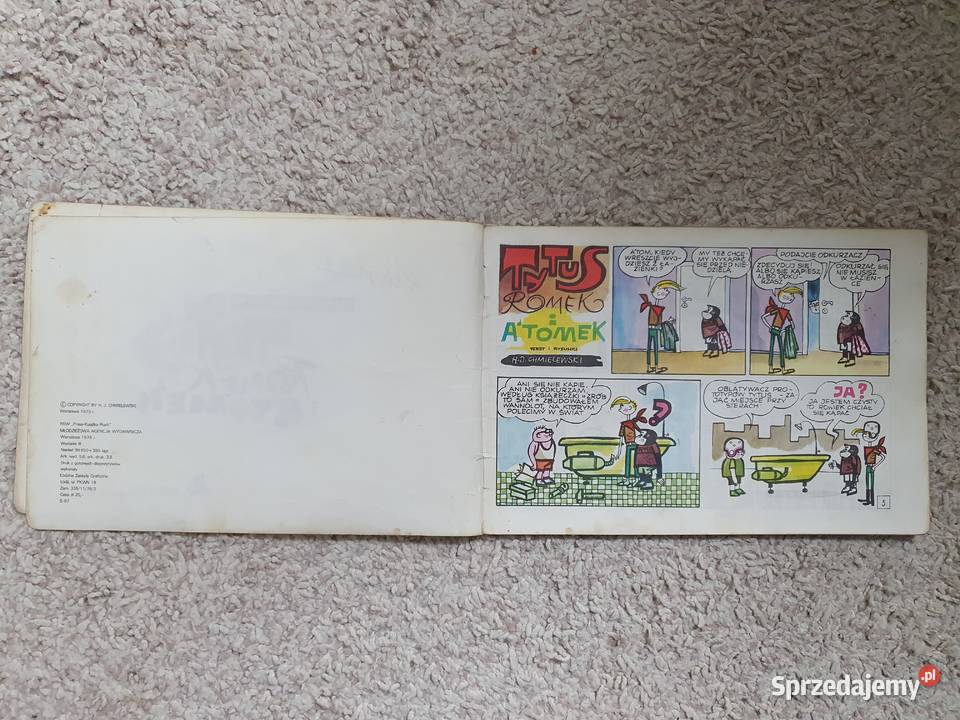 Tytus Romek i ATomek księga V wyd 3 1978 Gdynia sprzedam