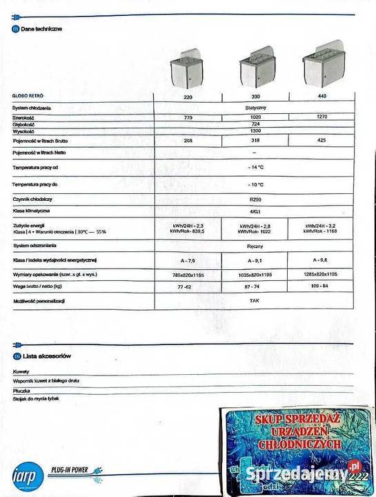 NOWY dystrybutor 8 do lodów witryna lody Łódź
