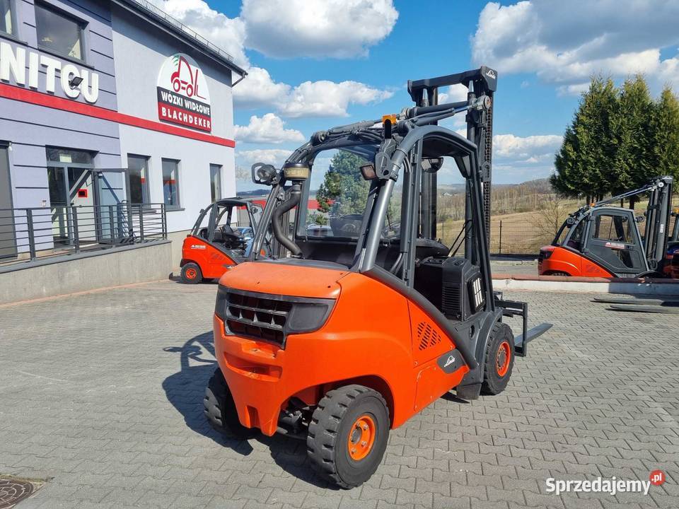 Wózek widłowy Linde H35D02 Przesuw boczny BD2227 Linde Mogilany sprzedam