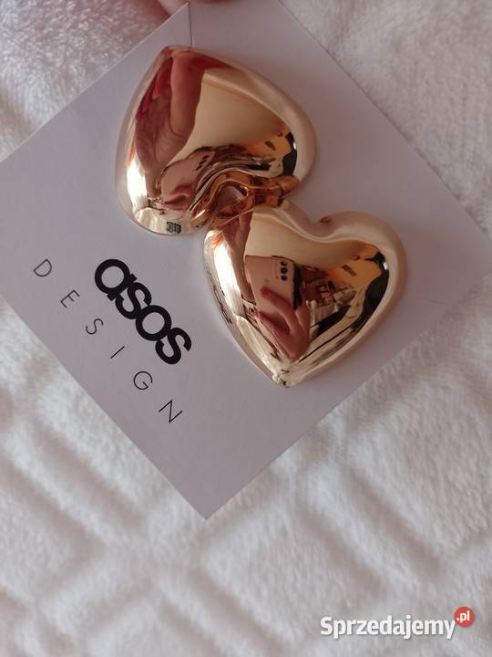 ASOS Ekskluzywne kolczyki z Londynu serca NOWE Dla kobiet Kraków