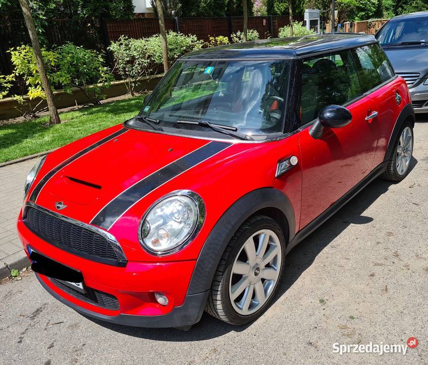 MINI Cooper S hatchback 2008 czerwono czarny Warszawa