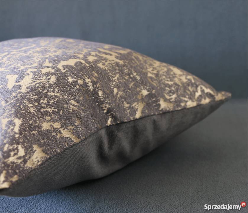 Poduszka do salonu złota szara na kanapę do Lublin