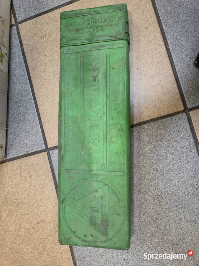 Trójkąt ostrzegawczy Wartburg Trabant Apteczki, gaśnice, trójkąty