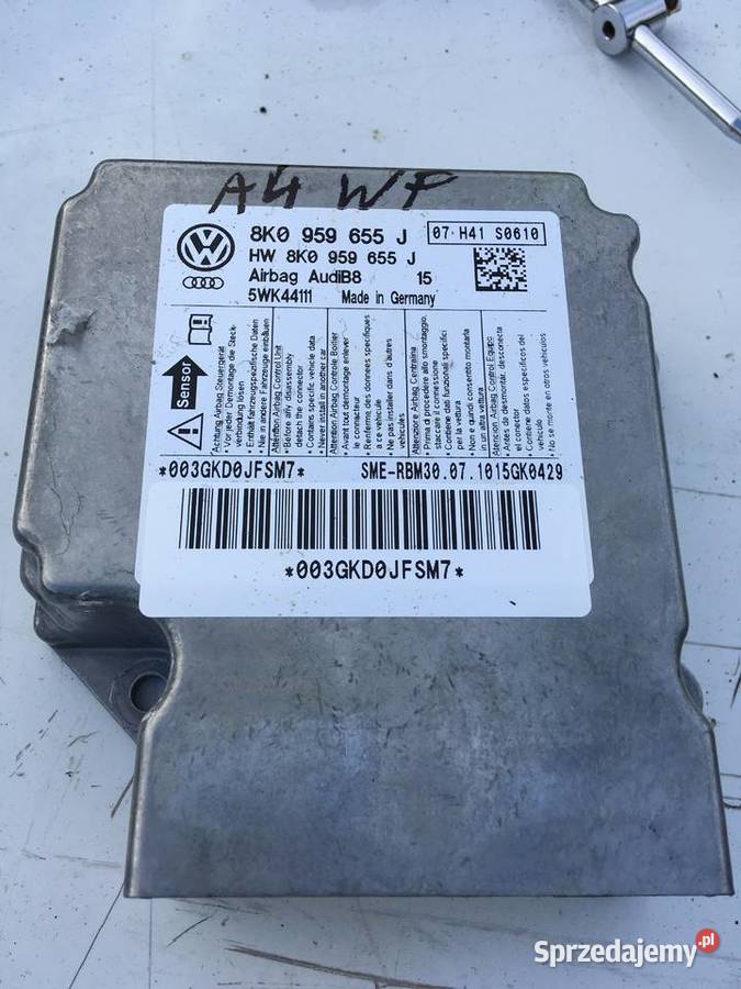 MODUŁ SENSOR AIRBAG AUDI A4 A5 A6 Q5 8k0959655j osobowe zachodniopomorskie Szczecin