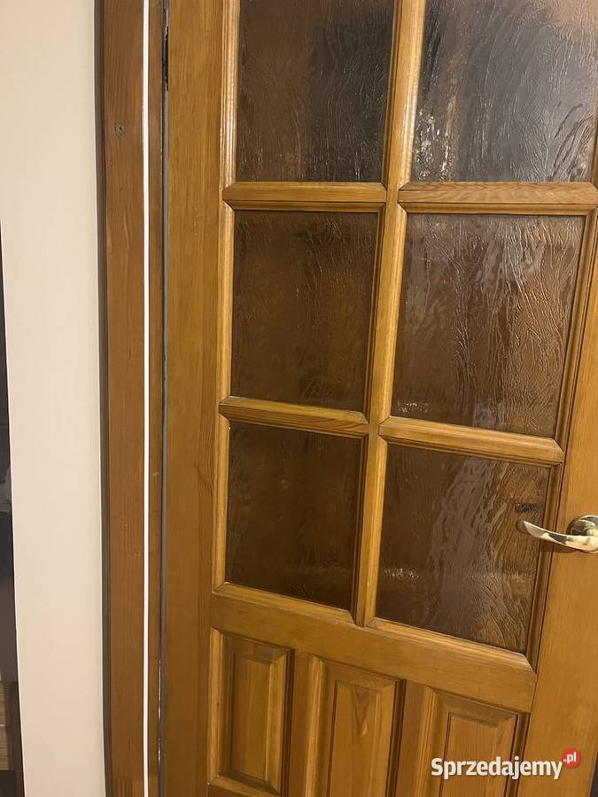 Drzwi drewniane wewnętrzne Koźminek sprzedam