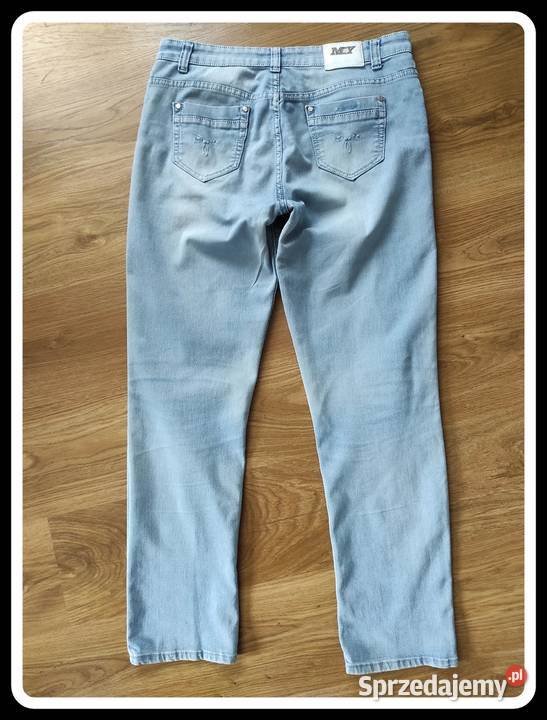 Jasne spodnie jeansowe damskie 44 XXL Miss mazowieckie Płock sprzedam