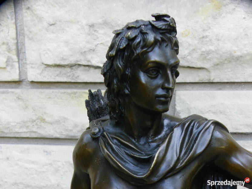 GRECKI BÓG ŁOWÓW Z ŁUKIEM FIGURA Z BRĄZU Kraków sprzedam