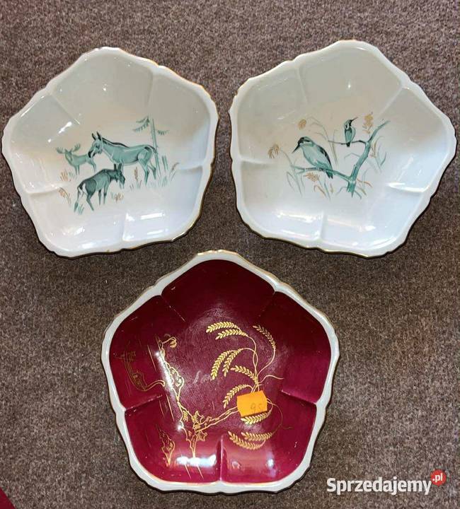 Patera Oskar Schlegelmilch Bordowa Import Gdańsk