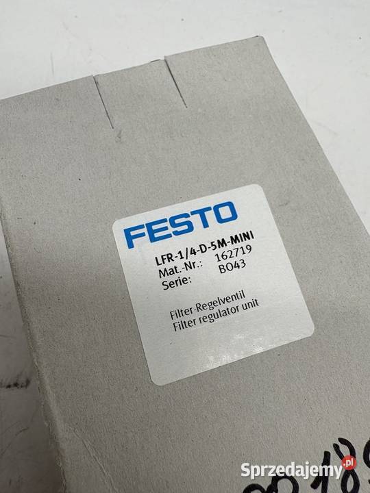 Festo 162719 LFR14D5MMINI Regulator mazowieckie Warszawa sprzedam