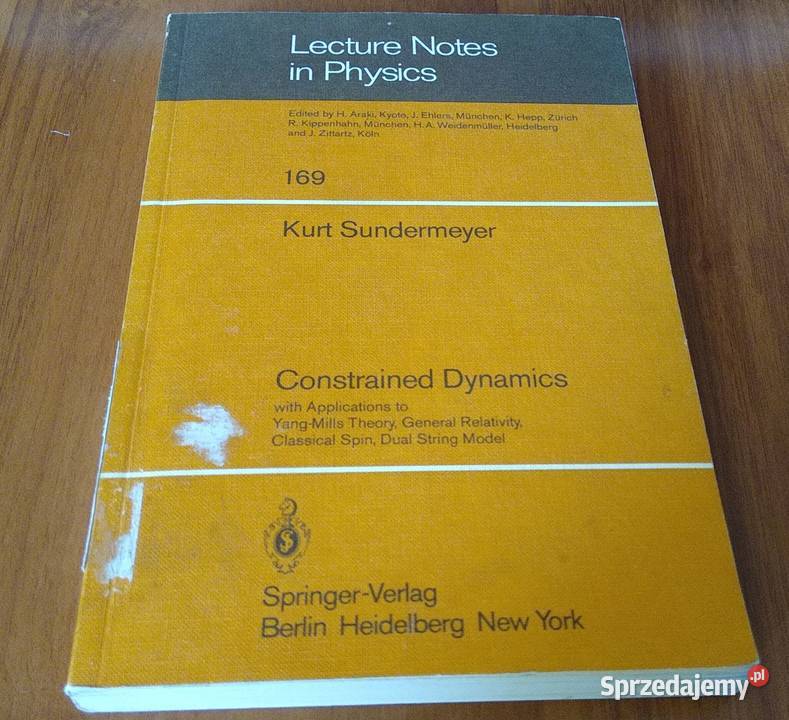 Constrained dynamics with applications to Książki naukowe i popularnonaukowe Gdańsk sprzedam