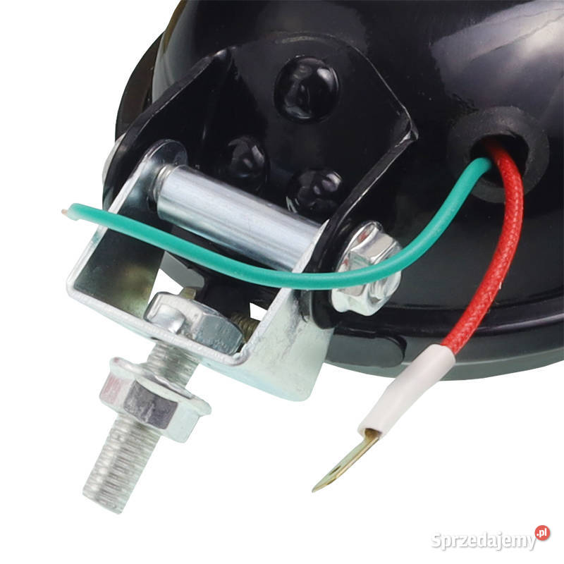 LAMPA ROBOCZA OKRĄGŁA METALOWA 91MM Z ŻARÓWKĄ