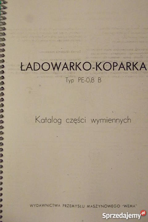 Katalog części zamiennych KOPARKO ŁADOWARKI JUMZ