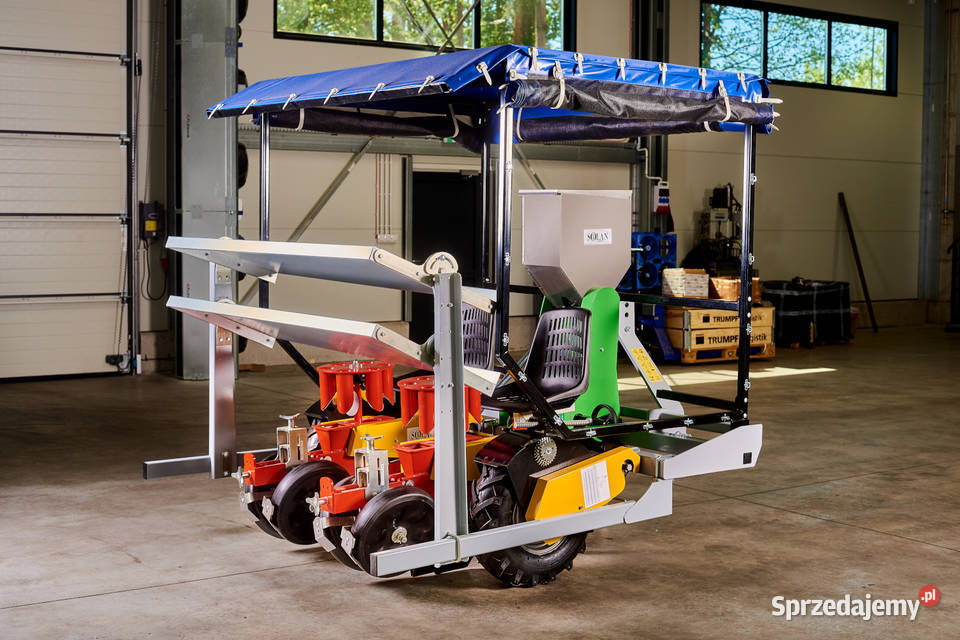 Sadzarka karuzelowa do rozsady warzyw 25 rzędów Proszówka