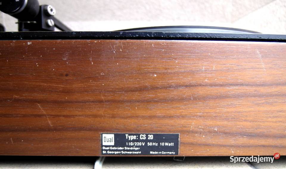 DO NAPRAWY gramofon Dual CS 20 1215 idler odbiór Gramofony Wrocław sprzedam