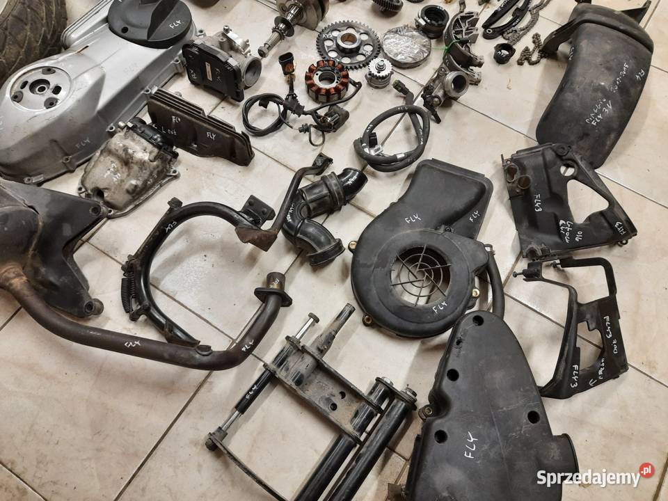 Piaggio FLY 3V silnik części Wał koło cylinder Jelenia Góra