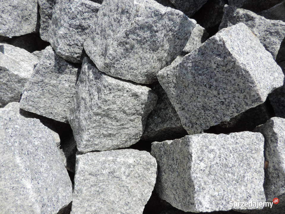 Kostka Granitowa Szara czerwona Czarna Palisada Żwir i kamienie małopolskie Oświęcim