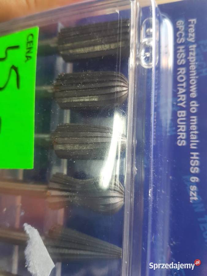 Frezy trzpieniowe HSS do metalu pilniki 6 FAL wielkopolskie