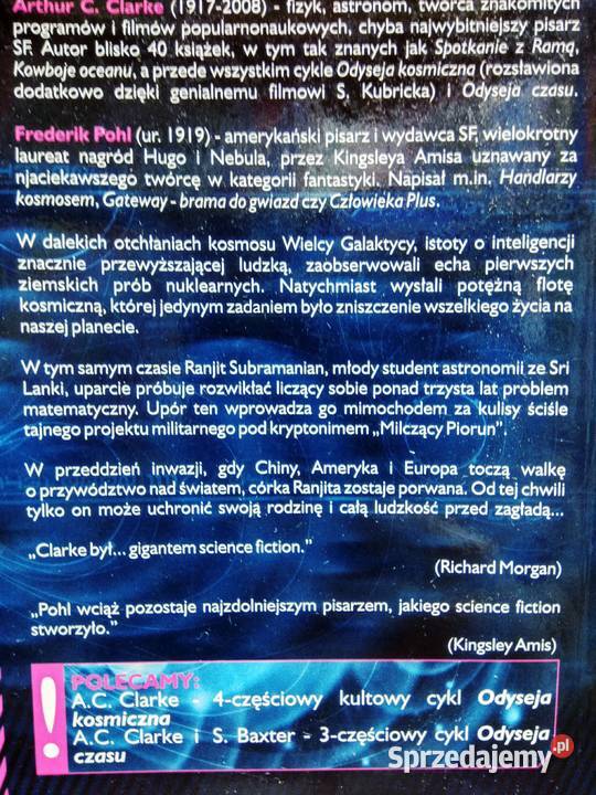 Ostatnie twierdzenie Clarke książki outlet Warszawa