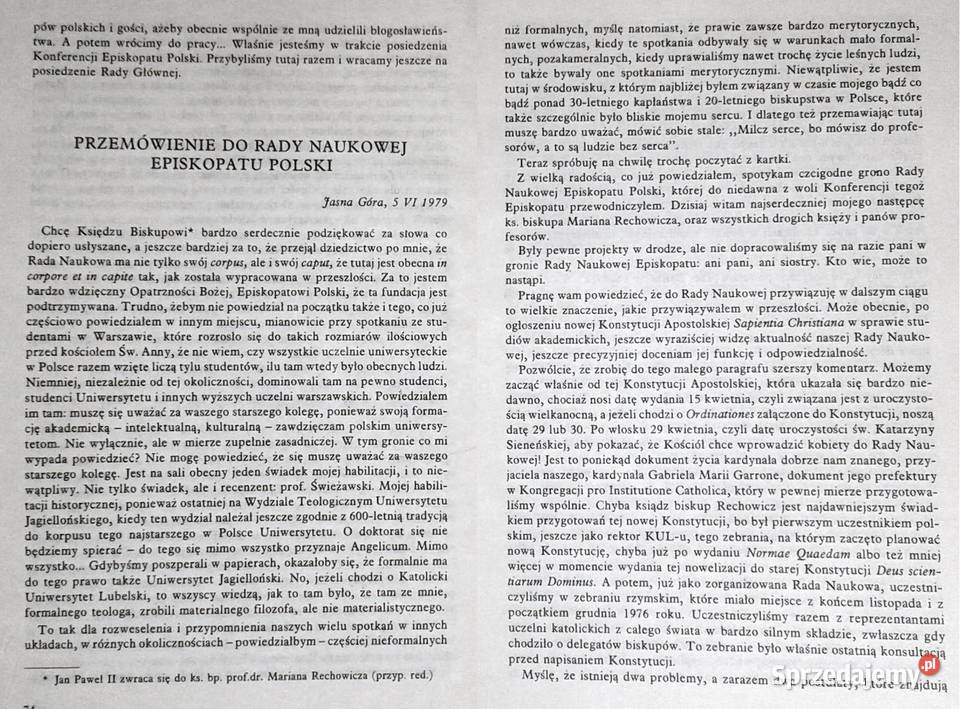 Jan Paweł II w Polsce 19791983 Homilie i lubelskie Chełm sprzedam