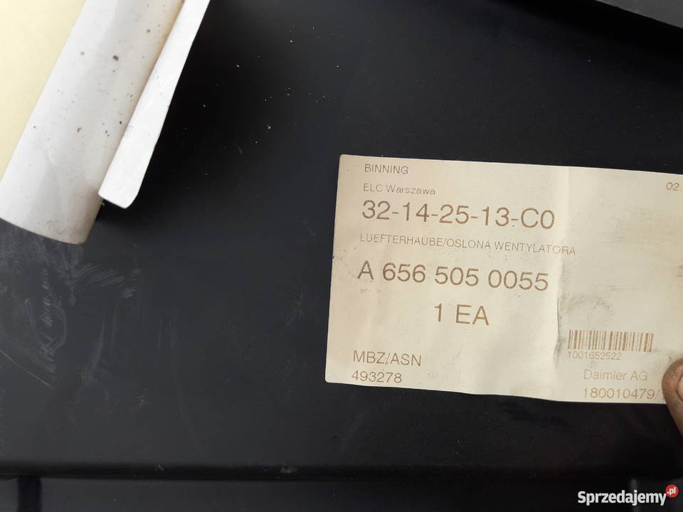 6565050055 osłona wentylatora Mercedes 3233 3234 Częstochowa
