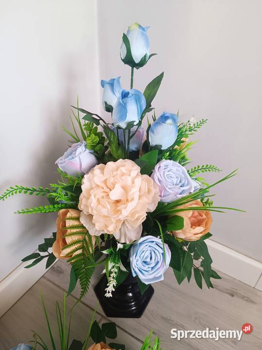 komplet nagrobny pastelowy