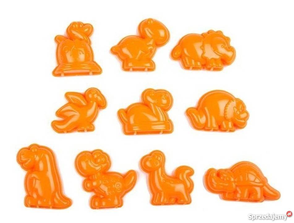 Zestaw Piasek Piaskolina 500g Foremki Dinozaury CE  Mogilany