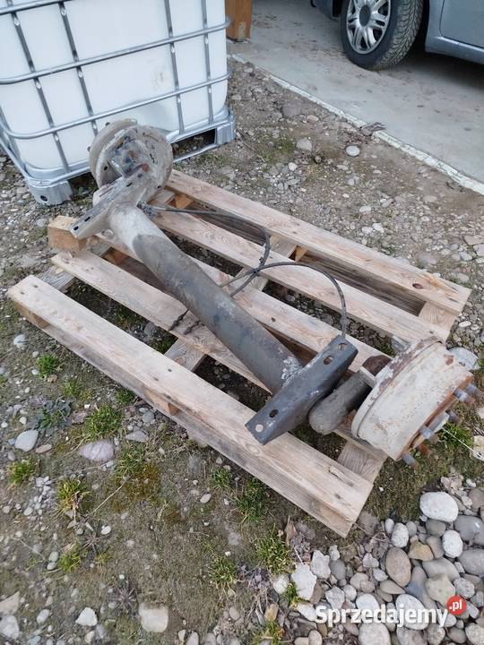 Oś hamowana Agregat Mixokret maszyna do wylewek małopolskie Zakliczyn