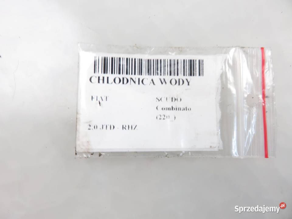 CHŁODNICA WODY FIAT SCUDO 20 JTD 1474401080