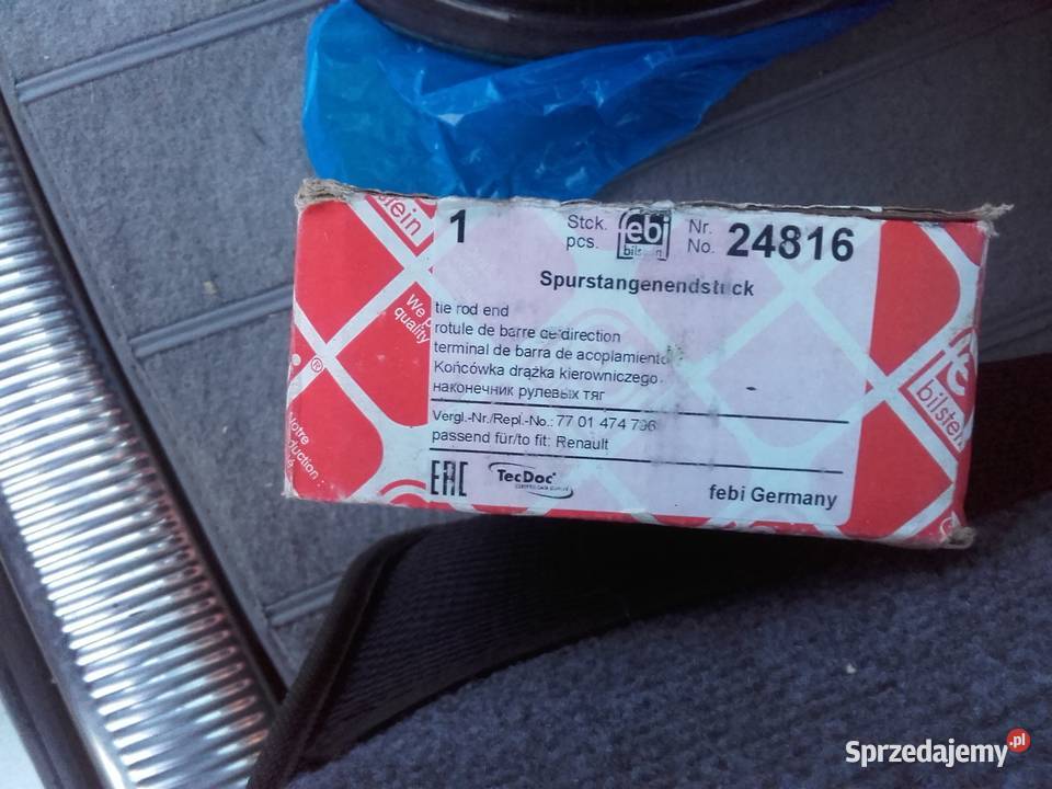 KOŃCÓWKA DRĄŻKA PRAWA RENAULT FEB 24816 MEGANE sprzedam
