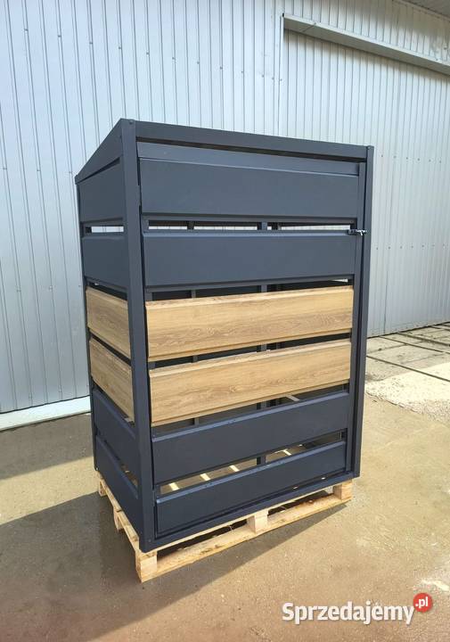 Wiata gospodarcza śmietnikowa 120x80x170 Zawoja