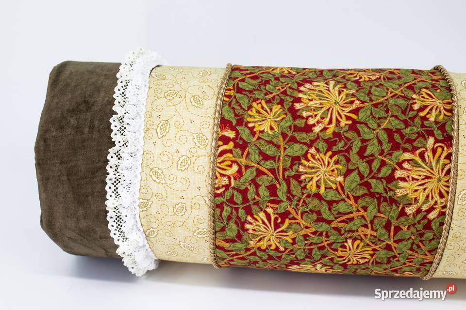 T0260 Poduszka dekoracyjna wałek roślinne wzory Warszawa