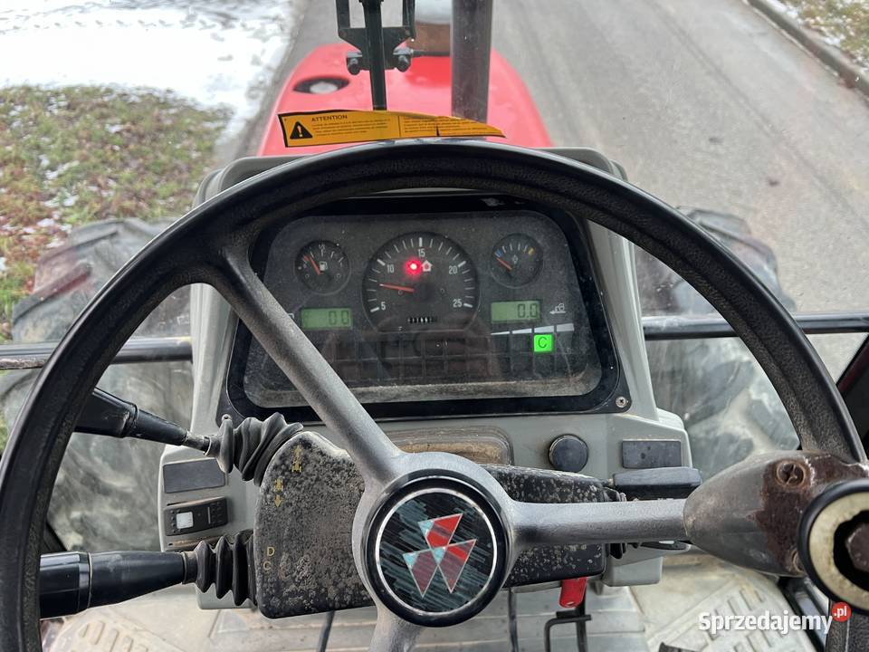 Ciagnik Massey Ferguson 6110 Ciągniki wielkopolskie Kazimierz Biskupi